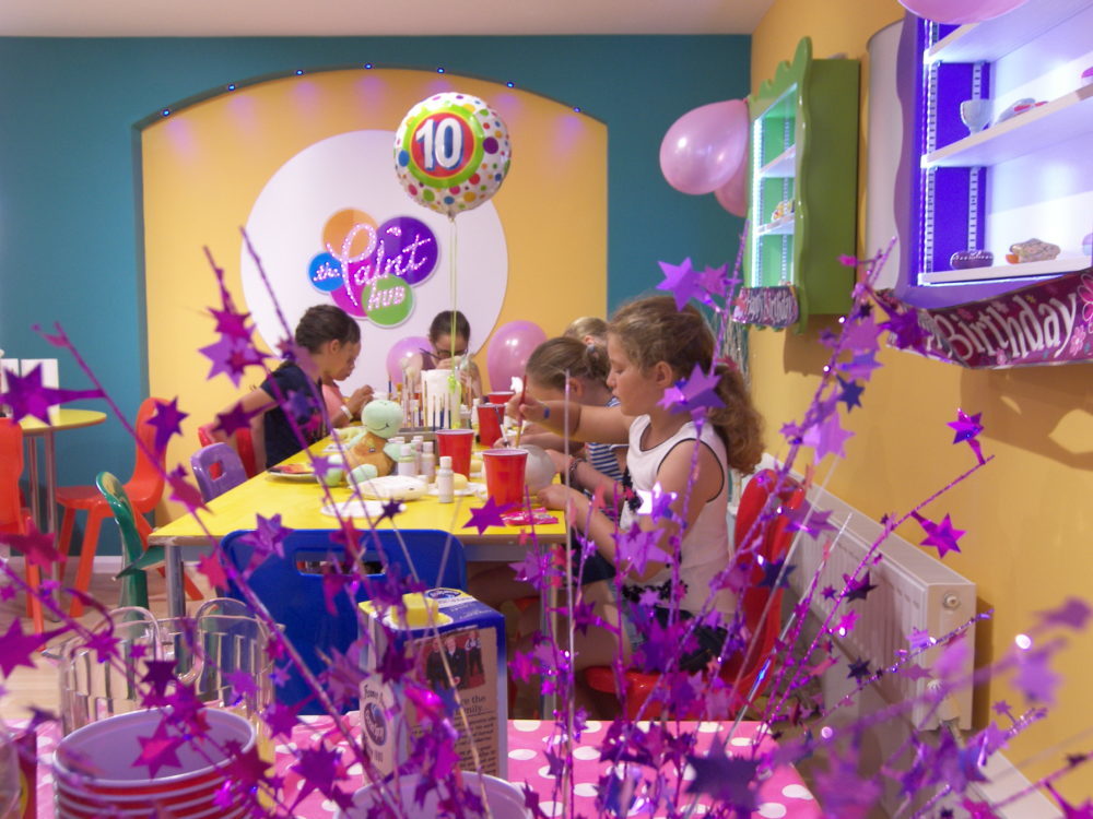 Birthday Parties at The Paint Hub, Dawlish Warren Creative Fun For Kids