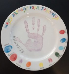 birthday party plate