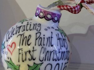 Bauble - Christmas Pottery Painting in Devon