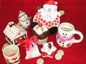 Christmas Pottery Painting in Devon